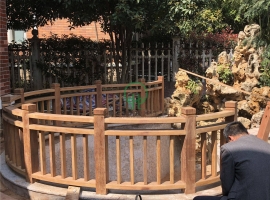 岳陽棧道平臺；圍欄-湖南防腐木批發(fā)